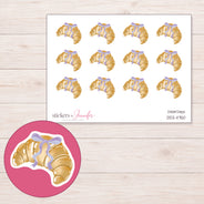DDZ-11750 planner sticker sheet with enlarged sticker detail