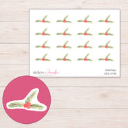 DDZ-11773 planner sticker sheet with enlarged sticker detail