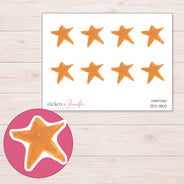 DDZ-11802 planner sticker sheet with enlarged sticker detail