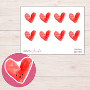DDZ-11810 planner sticker sheet with enlarged sticker detail