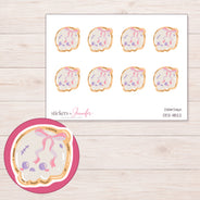 DDZ-11822 planner sticker sheet with enlarged sticker detail