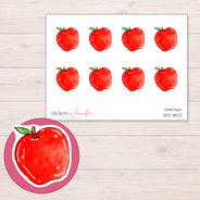 DDZ-11823 planner sticker sheet with enlarged sticker detail