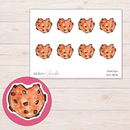 DDZ-11836 planner sticker sheet with enlarged sticker detail