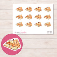 DDZ-11841 planner sticker sheet with enlarged sticker detail