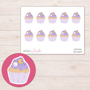 DDZ-11849 planner sticker sheet with enlarged sticker detail