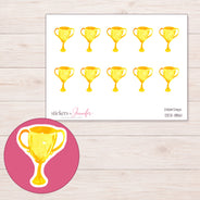 DDZ-11861 planner sticker sheet with enlarged sticker detail