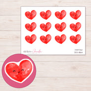 DDZ-11864 planner sticker sheet with enlarged sticker detail