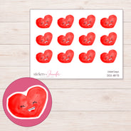 DDZ-11873 planner sticker sheet with enlarged sticker detail