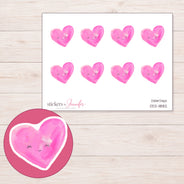 DDZ-11882 planner sticker sheet with enlarged sticker detail