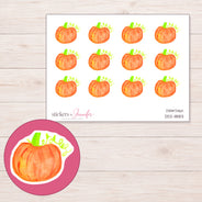 DDZ-11883 planner sticker sheet with enlarged sticker detail