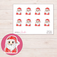 DDZ-11890 planner sticker sheet with enlarged sticker detail