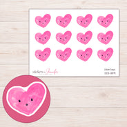 DDZ-11891 planner sticker sheet with enlarged sticker detail