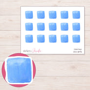 DDZ-11893 planner sticker sheet with enlarged sticker detail