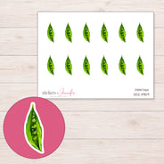 DDZ-11959 planner sticker sheet with enlarged sticker detail