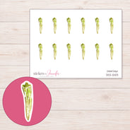 DDZ-12103 planner sticker sheet with enlarged sticker detail