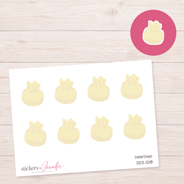 Steamed Bun Planner Stickers | DDZ-1218
