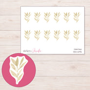 DDZ-12192 planner sticker sheet with enlarged sticker detail