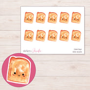DDZ-12204 planner sticker sheet with enlarged sticker detail