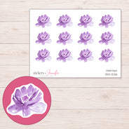 DDZ-12216 planner sticker sheet with enlarged sticker detail