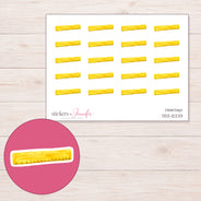 DDZ-12233 planner sticker sheet with enlarged sticker detail
