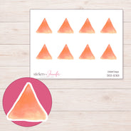 DDZ-12301 planner sticker sheet with enlarged sticker detail