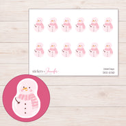DDZ-12310 planner sticker sheet with enlarged sticker detail