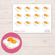 DDZ-12335 planner sticker sheet with enlarged sticker detail