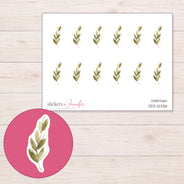 DDZ-12336 planner sticker sheet with enlarged sticker detail