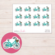 DDZ-12441 planner sticker sheet with enlarged sticker detail