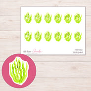 DDZ-12489 planner sticker sheet with enlarged sticker detail