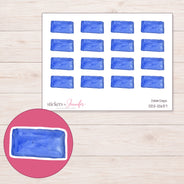 DDZ-12637 planner sticker sheet with enlarged sticker detail