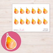 DDZ-12687 planner sticker sheet with enlarged sticker detail