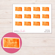 DDZ-12693 planner sticker sheet with enlarged sticker detail