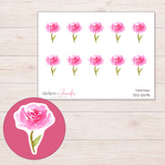 DDZ-12696 planner sticker sheet with enlarged sticker detail