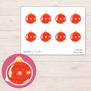DDZ-12726 planner sticker sheet with enlarged sticker detail