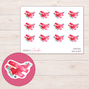DDZ-12769 planner sticker sheet with enlarged sticker detail
