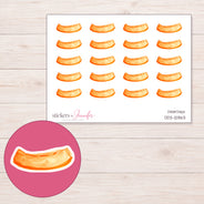 DDZ-12863 planner sticker sheet with enlarged sticker detail