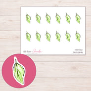 DDZ-12898 planner sticker sheet with enlarged sticker detail