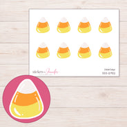 DDZ-12902 planner sticker sheet with enlarged sticker detail
