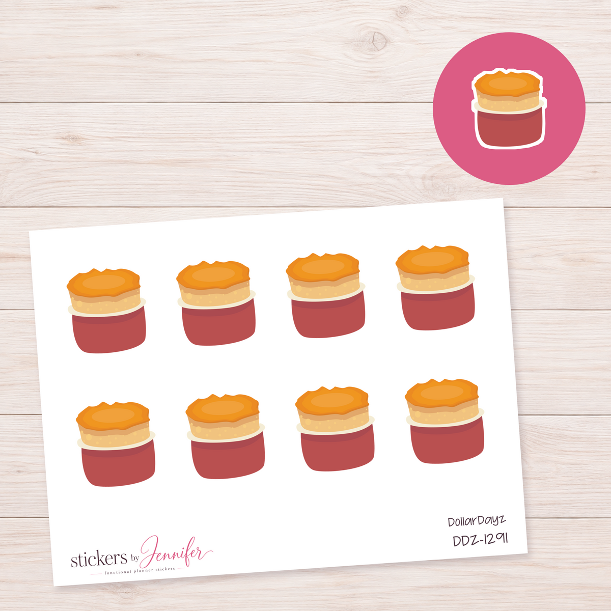 Preserve Jar Planner Stickers | DDZ-1291