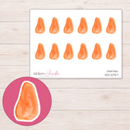 DDZ-12927 planner sticker sheet with enlarged sticker detail