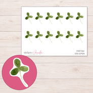 DDZ-12928 planner sticker sheet with enlarged sticker detail