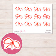 DDZ-13049 planner sticker sheet with enlarged sticker detail