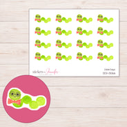 DDZ-13066 planner sticker sheet with enlarged sticker detail