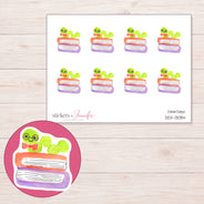 DDZ-13084 planner sticker sheet with enlarged sticker detail