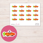 DDZ-13103 planner sticker sheet with enlarged sticker detail
