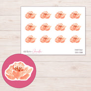 DDZ-13118 planner sticker sheet with enlarged sticker detail