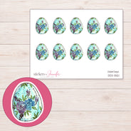 DDZ-13121 planner sticker sheet with enlarged sticker detail