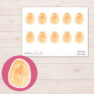 DDZ-13150 planner sticker sheet with enlarged sticker detail