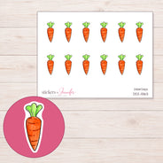 DDZ-13163 planner sticker sheet with enlarged sticker detail